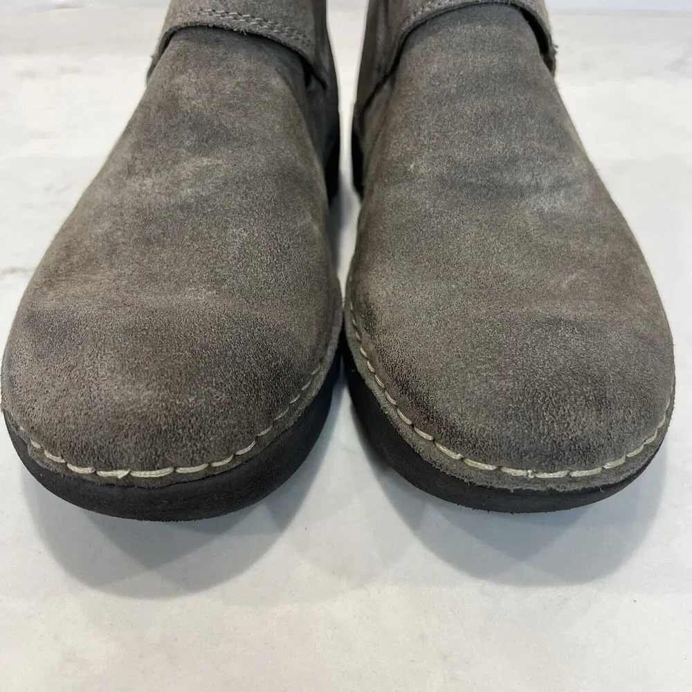 Josef Seibel NEW Calais 53 EU 37 US 6 -6.5 Taupe Comfort Ankle Boots Suede‎